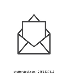 Iconos de sobres y mensajes de correo. Símbolos de recepción de cartas y boletines.