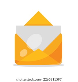 envelope mail message vector illustration