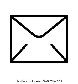 Envelope Mail and Messaging Icon Set Featuring Letters, Communication, and Correspondence Symbols for Modern Apps, Web, and Digital Platforms