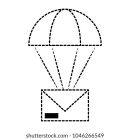 envelope mail with parachute