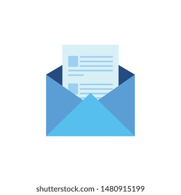 envelope mail post isolated icon
