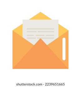 icono de envío de correo de sobres aislado