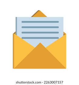 icono de envío de correo de sobres aislado