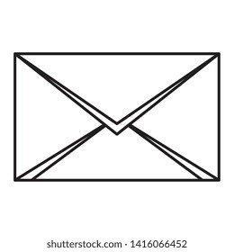 envelope mail send isolated icon