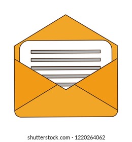 Envelope mail symbol