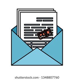 envelope mail with taxes