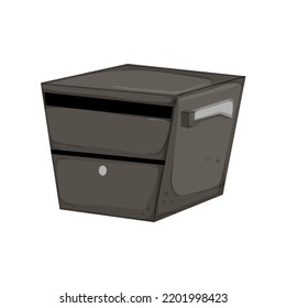 caricatura de la carta del buzón de correo del sobre. signo de la letra del buzón de correo del sobre. ilustración vectorial de símbolo aislado