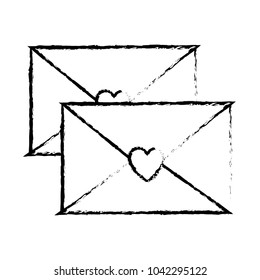 envelope message greeting heart love romantic