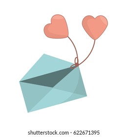 envelope message heart romance icon