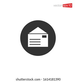 Envelope Message Icon Design Illustration