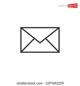 Envelope Message Icon Logo Design Vector