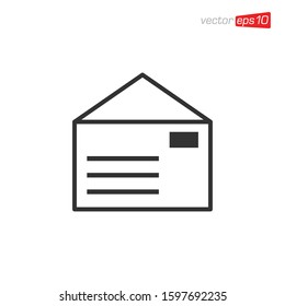 Envelope Message Icon Logo Design Vector