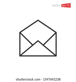 Envelope Message Icon Logo Design Vector