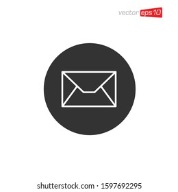 Envelope Message Icon Logo Design Vector