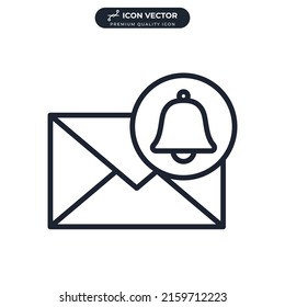 Envelope message icon symbol template for graphic and web design collection logo vector illustration