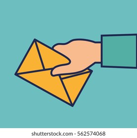 envelope message isolated icon