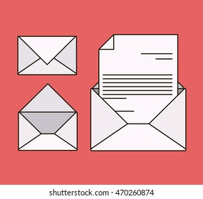 envelope message isolated icon vector illustration design