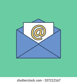 Envelope. Message. Vector illustration