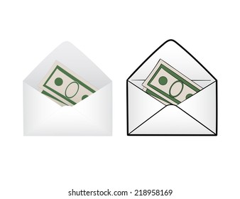 envelope with money