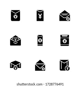 envelope money icon or logo isolated sign symbol vector illustration - Collection of high quality black style vector icons
