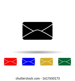 envelope multi color style icon. Simple glyph, flat vector of web icons for ui and ux, website or mobile application