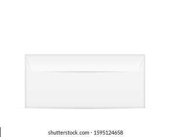 Envelope on a white background. Vector illustration.
