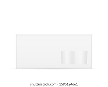 Envelope on a white background. Vector illustration.