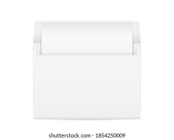Envelope on a white background. Vector illustration.