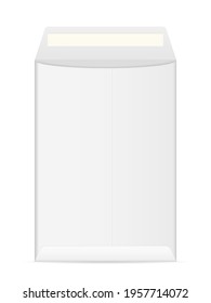 Envelope on a white background. Vector illustration.