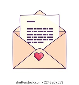 envelope open with heart icon
