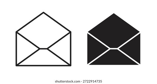Envelope Open Icon Designs Kollektion für Mobile, ui, Web.