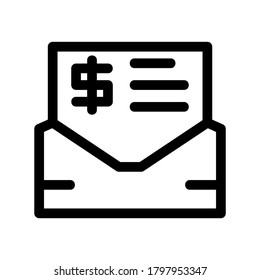 envelope open icon or logo isolated sign symbol vector illustration - high quality black style vector icons
