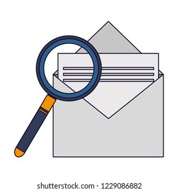 Envelope open with letter