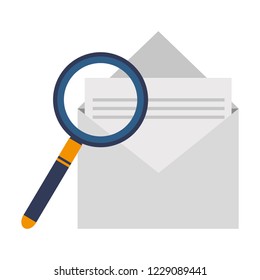 Envelope open with letter