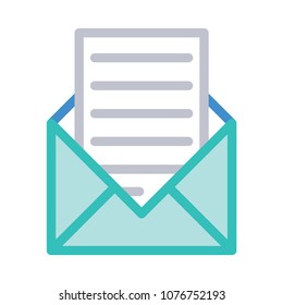  envelope open message 