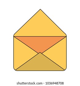 Envelope open symbol