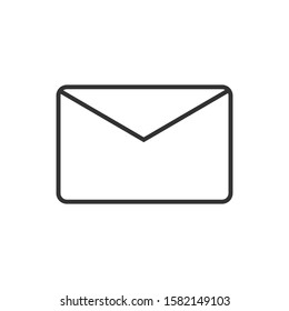 Envelope Outline Vector Mail design