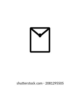 Envelope packet icon simple vector perfect illustration