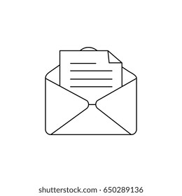 envelope paper sheet