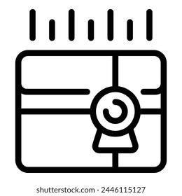 Envelope postal service icon outline vector. Express delivery. Letterbox correspondence distribution