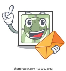 With envelope power socket attached the mascot wall