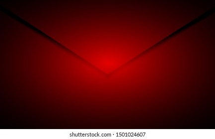 envelope red abstract background.Vector template