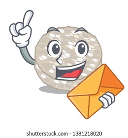 With envelope rice cakes in the cartoon shape