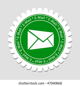 Envelope Sign Mail Label