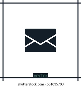 Envelope sign, vector icon