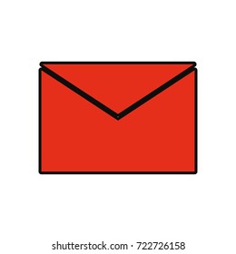 envelope sign  vector illustration