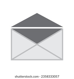envelope simple icon vector illustration