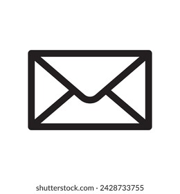 Einfaches Umschlagsymbol, Vektorgrafik 