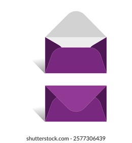 Envelope Size 6 x 3.5 in, template, With 3D Box, Vector File