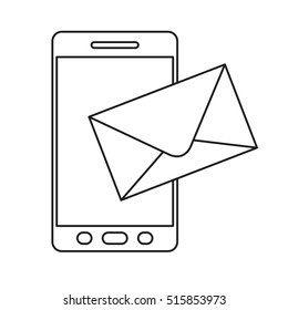 Envelope and smartphone of communication design
